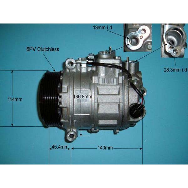 Mercedes w203 air conditioning compressor #7