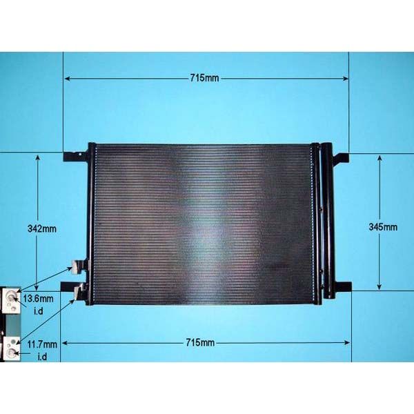 Condenser Aircon Radiator Audi Q Tfsi Petrol Jul To