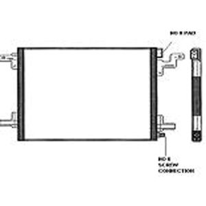Condenser (AirCon Radiator) Mercedes M Class (W163) 3.2 ML320 Petrol (Feb 1998 to Dec 1999)