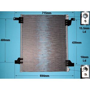 Condenser (AirCon Radiator) Mercedes M Class (W163) 3.7 ML350 Petrol (Aug 2002 to Jun 2005)