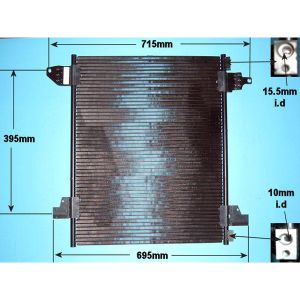 Condenser (AirCon Radiator) Mercedes M Class (W163) 5.5 AMG ML55 Petrol (Feb 2000 to Jun 2005)