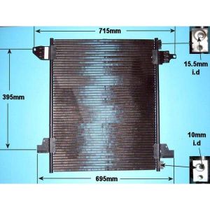Condenser (AirCon Radiator) Mercedes M Class (W163) 4.0 ML400 CDi Diesel (Sep 2001 to Jun 2005)