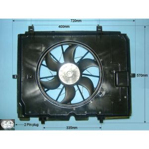 Condenser Cooling Fan Mercedes E Class (W210) 2.0 E200 Petrol (Mar 2001 to Mar 2002)