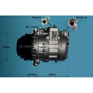 Compressor (AirCon Pump) Mercedes E Class (W210) 5.4 AMG E55 Petrol (May 1997 to Aug 1999)
