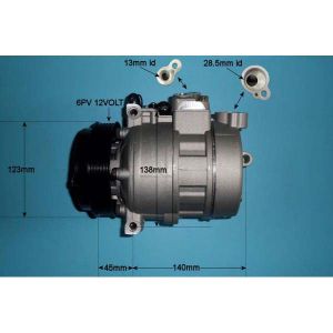 Compressor (AirCon Pump) Mercedes SLK (R170) 2.3 SLK230 Kompressor Petrol (Sep 1996 to Mar 2000)