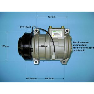 Compressor (AirCon Pump) Mercedes E Class (W124) 3.0 E300TE Petrol (Jun 1993 to Jun 1996)