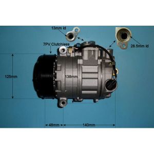 Compressor (AirCon Pump) Mercedes C Class (W203) 1.8 C160 Petrol (Jun 2004 to Apr 2006)