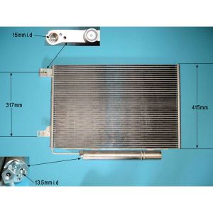 Condenser (AirCon Radiator) Mercedes B Class (W245) 1.7 B170 Petrol Manual (Jan 2008 to Dec 2011)