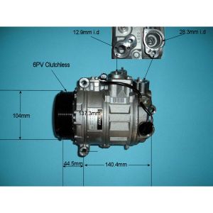 Compressor (AirCon Pump) Mercedes Viano 3.7 Petrol (Aug 2003 to Nov 2007)