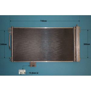 Condenser (AirCon Radiator) Mercedes C Class (W203) 1.8 C230 Kompressor Petrol (Feb 2004 to Apr 2004)