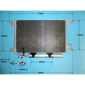 Condenser (AirCon Radiator) Mercedes C Class (W203) 3.5 C350 Petrol (Jan 2005 to Apr 2006)