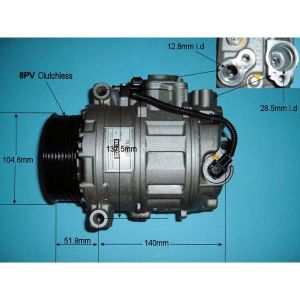 Compressor (AirCon Pump) Mercedes S Class (W221) 3.0 S320 CDi Diesel (Oct 2005 to Sep 2006)