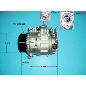 Compressor (AirCon Pump) Mercedes S Class (W221) 6.0 S600 Petrol Automatic (Dec 2005 to Sep 2006)