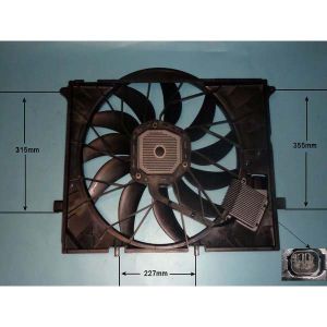 Radiator Cooling Fan Mercedes S Class (W220) 5.5 AMG 55 Petrol (Oct 1998 to Aug 2005)