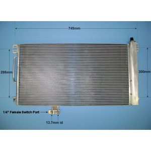 Condenser (AirCon Radiator) Mercedes SLK (R171) 3.0 SLK280 Petrol (May 2006 to Aug 2007)