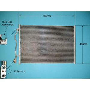 Condenser (AirCon Radiator) Mercedes S Class (W221) 2.1 S250 CDi Diesel (Jan 2011 to Dec 2013)
