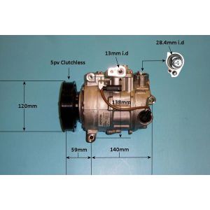 Compressor (AirCon Pump) Mercedes B Class (W246) 1.6 B 200 Petrol (Nov 2011 to Dec 2018)