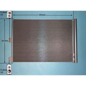 Condenser (AirCon Radiator) Mercedes CLA Shooting Brake (X117) 2.0 CLA 45 AMG Petrol (Jan 2015 to Mar 2019)