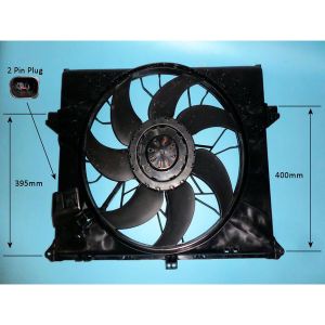 Radiator Cooling Fan Mercedes M Class (W164) 5.0 ML500 Petrol (Jul 2005 to Jun 2011)
