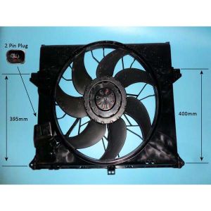 Radiator Cooling Fan Mercedes R Class (W251) 3.0 R320 CDi Diesel (Sep 2005 to Feb 2008)