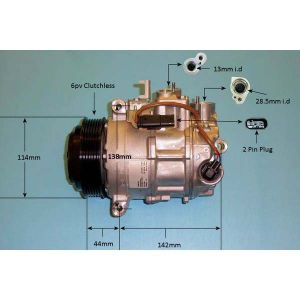 Compressor (AirCon Pump) Mercedes E Class (S212) Estate E300 3.0 Petrol (Dec 2012 to Dec 2016)