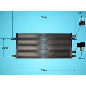 Condenser (AirCon Radiator) Mercedes Truck Econic 6374 Diesel (Mar 1998 to 2013)