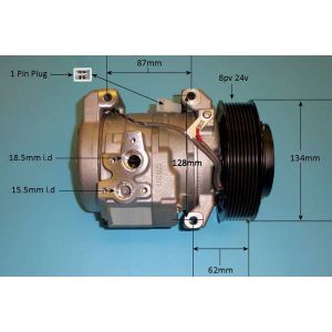 Compressor (AirCon Pump) Mercedes Truck Actros MP4 2632 Diesel Manual (Jul 2011 to 2023)