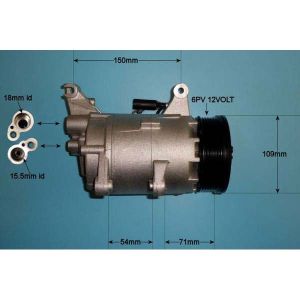 Compressor (AirCon Pump) Mini Convertible 1.6 Petrol (Jul 2004 to May 2013)