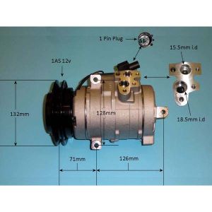 Compressor (AirCon Pump) Mitsubishi Shogun 3.2 DiD Diesel (Feb 2007 to 2023)