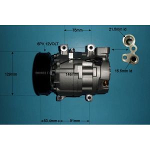 Compressor (AirCon Pump) Nissan X Trail 2.0 16v Petrol (Jul 2001 to Feb 2007)