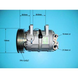 Compressor (AirCon Pump) Nissan Terrano MK2 3.0 TDi Diesel (May 2002 to Nov 2006)