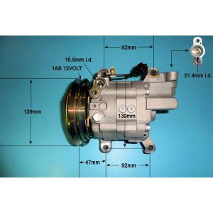 Compressor (AirCon Pump) Nissan X Trail 2.2 DCi Diesel (Jul 2001 to Oct 2005)