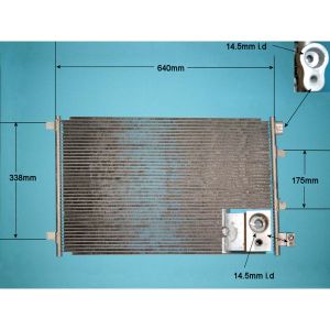 Condenser (AirCon Radiator) Nissan Qashqai 1.6 Petrol (Feb 2007 to Feb 2010)
