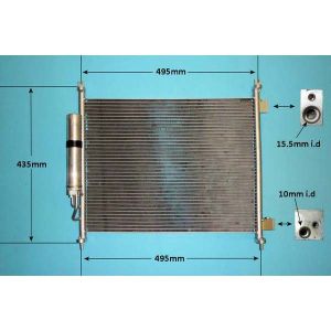 Condenser (AirCon Radiator) Nissan Micra 1.2 Petrol Manual (May 2010 to Mar 2013)