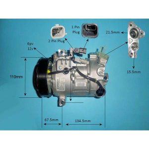 Compressor (AirCon Pump) Nissan X Trail 1.6 DIG T Petrol (Jun 2015 to 2023)