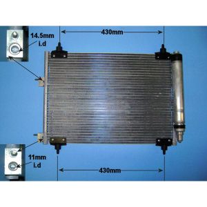 Condenser (AirCon Radiator) Peugeot 307 1.4 16v Petrol (Dec 2001 to Aug 2004)