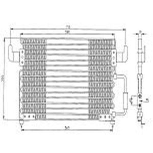 Condenser (AirCon Radiator) Peugeot 605 2.0 TURBO Petrol (Sep 1993 to Sep 1999)