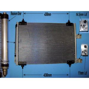 Condenser (AirCon Radiator) Peugeot 307 2.0HDi Diesel (Jul 2002 to Aug 2004)