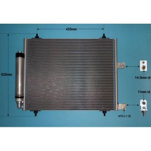 Condenser (AirCon Radiator) Peugeot 807 2.0 HDi Diesel (Jun 2002 to Jun 2004)