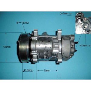 Compressor (AirCon Pump) Peugeot 307 2.0HDi Diesel (Sep 2004 to Jun 2007)