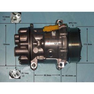 Compressor (AirCon Pump) Peugeot 807 2.0 HDi Diesel (Jun 2010 to 2023)