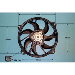 Radiator Cooling Fan Peugeot 607 2.0 HDi Diesel (Aug 2005 to 2023)