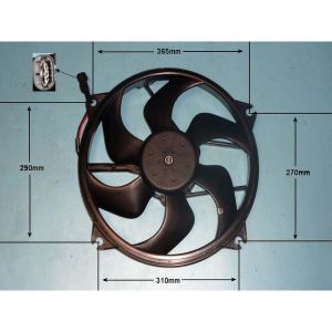 Radiator Cooling Fan Peugeot 307 2.0HDi Diesel (Jul 2002 to Aug 2004)
