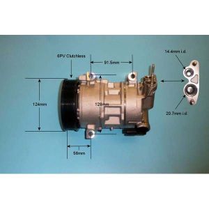 Compressor (AirCon Pump) Peugeot Partner 1.6 HDi Diesel (Apr 2010 to 2023)