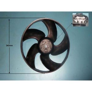 Radiator Cooling Fan Peugeot 206 1.4 Petrol (Oct 2002 to Sep 2003)
