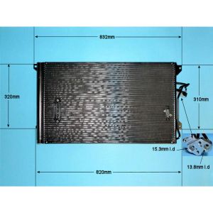 Condenser (AirCon Radiator) Porsche Cayenne 4.5 Turbo Petrol (Nov 2002 to Dec 2006)