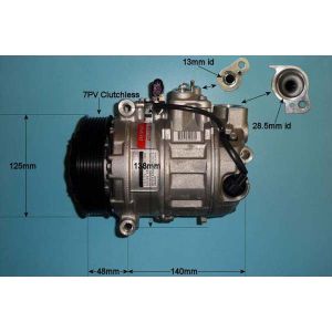 Compressor (AirCon Pump) Porsche Cayenne 4.5 Non Turbo Petrol (Dec 2006 to Sep 2010)
