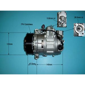 Compressor (AirCon Pump) Porsche Cayenne 4.5 Non Turbo Petrol (Oct 2003 to Dec 2006)