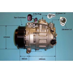 Compressor (AirCon Pump) Porsche Panamera 4.8 32v Petrol (Jul 2013 to Oct 2016)