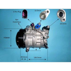 Compressor (AirCon Pump) Porsche Macan 3.6 Turbo Petrol (Jul 2014 to 2023)